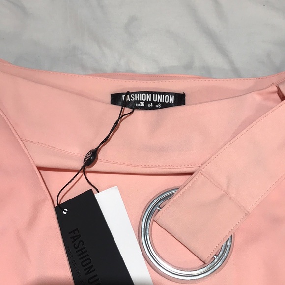 Fashion Union Midi Skirt with Buckle - Picture 3 of 3